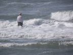 Pop and Stephen in the Ocean
